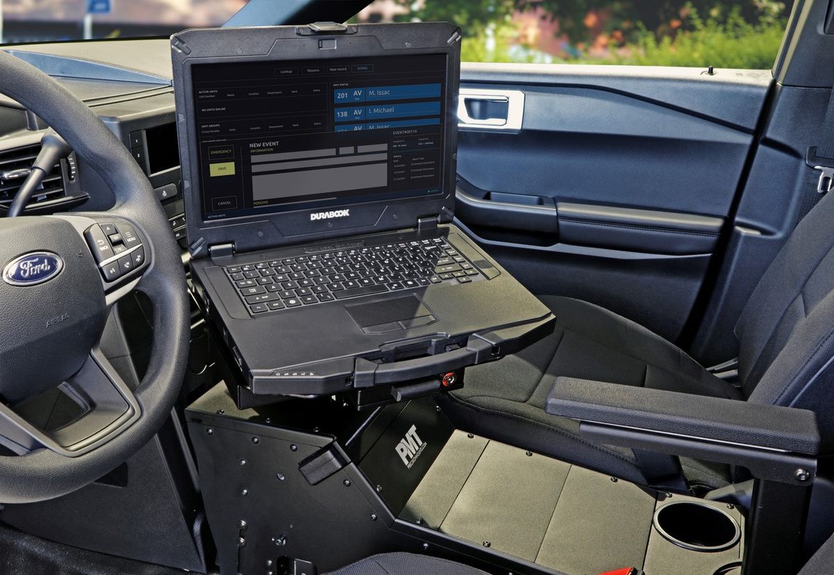 What product features do police need in a rugged laptop?